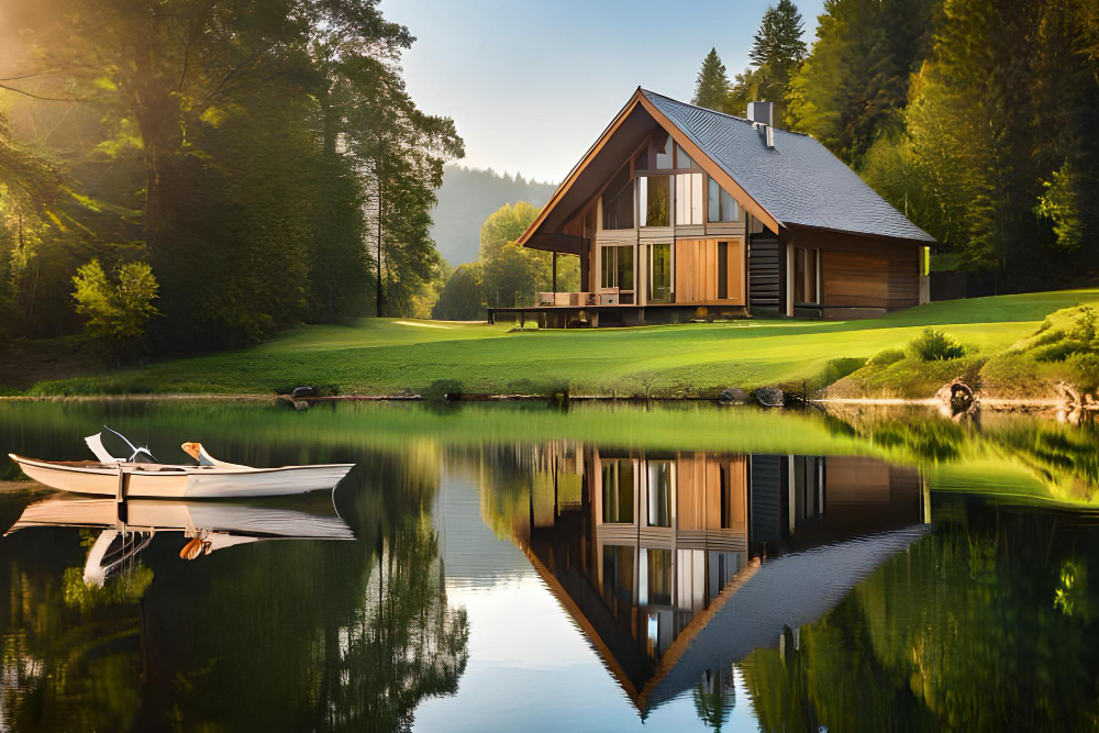 Case lângă lac: un stil de viață liniștit și avantajele sale